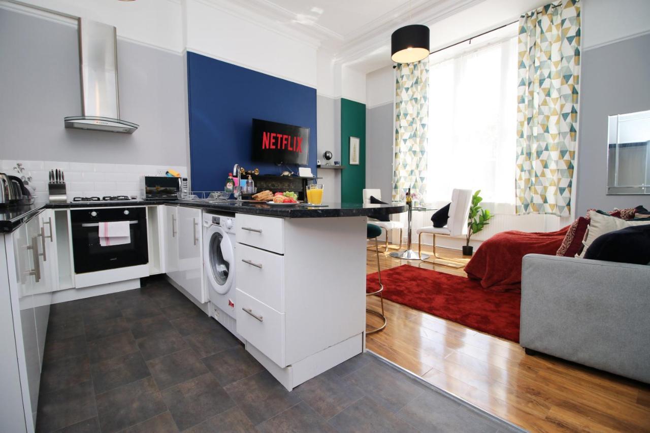 Sleek And Stylish 2 Bed In Clifton - Garden Daire Bristol Dış mekan fotoğraf